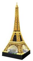 ravensburger 3d puzzle - 3D dėlionė Ravensburger Eiffel Tower With Lights 125791, 216 dalių - 5 nuotrauka