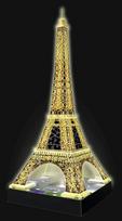 ravensburger 3d puzzle - 3D dėlionė Ravensburger Eiffel Tower With Lights 125791, 216 dalių - 6 nuotrauka