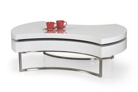 Kavos staliukas Halmar Aurea White, 1150x800x380 mm