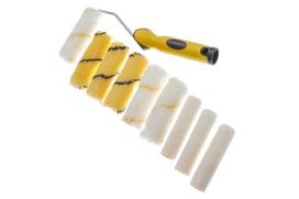 voleli dazymui - Vilnonių volelių komplektas Forte Tools, 10 cm, Ø 40 mm - 6 nuotrauka