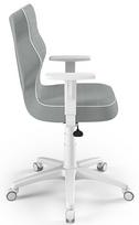 vaikiska kede ergonomiska - Entelo Childrens Chair Duo White/Grey Size 5 JS03 - 2 nuotrauka