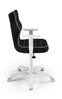 vaikiska biuro kede - Entelo Childrens Chair Duo White/Black Size 6 VS01 - 2 nuotrauka
