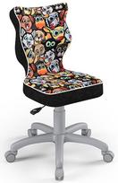 Entelo Childrens Chair Petit Size 4 Grey/Animals ST28