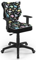 Entelo Childrens Chair Duo Black/Dinosaurs Size 5 ST30