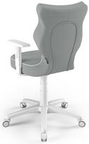 vaikiska kede ergonomiska - Entelo Childrens Chair Duo White/Grey Size 6 JS03 - 3 nuotrauka