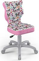 Entelo Childrens Chair Petit Size 4 Grey/Pink ST31