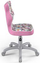 biuro kedes rozine - Entelo Childrens Chair Petit Size 4 Grey/Pink ST31 - 2 nuotrauka