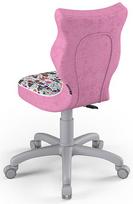 biuro kedes rozine - Entelo Childrens Chair Petit Size 4 Grey/Pink ST31 - 3 nuotrauka