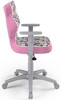 biuro kedes rozine - Entelo Childrens Chair Duo Grey/Pink Size 5 ST31 - 2 nuotrauka