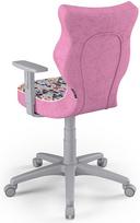 biuro kedes rozine - Entelo Childrens Chair Duo Grey/Pink Size 5 ST31 - 3 nuotrauka