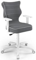 Entelo Childrens Chair Duo White/Dark Grey Size 6 JS33