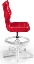 vaikiska kede - Entelo Petit Black HC+F Size 3 Children Chair VS09 White/Red - 2 nuotrauka