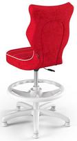 vaikiska kede - Entelo Petit Black HC+F Size 3 Children Chair VS09 White/Red - 3 nuotrauka
