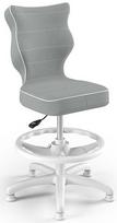 Entelo Petit Black HC+F Size 3 Children Chair White/Grey JS03