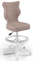 Entelo Petit Black HC+F Size 3 Children Chair JS08 White/Beige