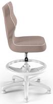 vaikiska kede - Entelo Petit Black HC+F Size 3 Children Chair JS08 White/Beige - 2 nuotrauka