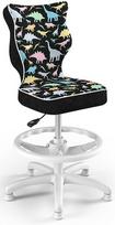 Entelo Petit Black HC+F Size 3 Children Chair ST30 Grey/Dinosaurs