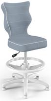 Entelo Petit Black HC+F Size 4 Children Chair JS06 White/Blue