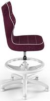 vaikiska kede - Entelo Petit Black HC+F Size 4 Children Chair VS07 White/Purple - 2 nuotrauka