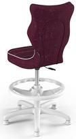 vaikiska kede - Entelo Petit Black HC+F Size 4 Children Chair VS07 White/Purple - 3 nuotrauka