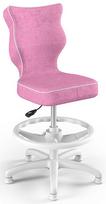 kedes ergonomiskos - Entelo Petit Black HC+F Size 4 Children Chair VS08 White/Pink - 1 nuotrauka