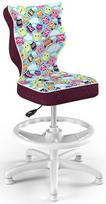 Entelo Petit Black HC+F Size 3 Children Chair ST32 Purple/Owls
