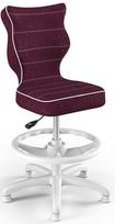 Entelo Petit Black HC+F Size 3 Children Chair VS07 White/Purple