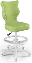 Entelo Petit Black HC+F Size 3 Children Chair VS05 White/Green