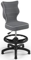 Entelo Petit Black HC+F Size 4 Children Chair JS33 Dark Grey