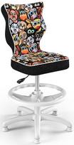 Entelo Petit Black HC+F Size 4 Children Chair ST28 Black Animals
