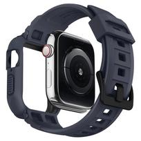 apple watch apyrankes 44mm - Spigen Rugged Armor Pro For Apple Watch 4/5 44mm Charcoal Grey - 4 nuotrauka
