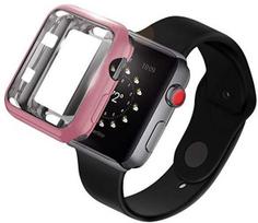 apple watch apyrankes 44mm - Dux Ducis Premium Silicone Case For Apple Watch 4 44mm Pink - 2 nuotrauka