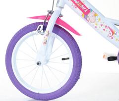 mtb bike - Vaikiškas dviratis Bimbo Bike 77326 14" White Violet - 4 nuotrauka