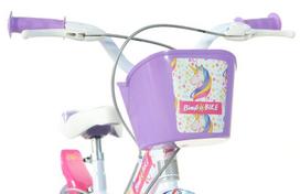 mtb bike - Vaikiškas dviratis Bimbo Bike 77326 14" White Violet - 5 nuotrauka