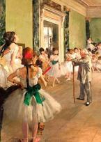puzzle deliones 1000 - Piatnik Puzzle Edgar Degas The Dance Class 1000pcs - 2 nuotrauka