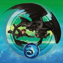 how to train your dragon - Ravensburger Puzzle How To Train Your Dragon 3 3x49pcs 08064 - 2 nuotrauka
