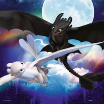 how to train your dragon - Ravensburger Puzzle How To Train Your Dragon 3 3x49pcs 08064 - 3 nuotrauka