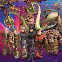 how to train your dragon - Ravensburger Puzzle How To Train Your Dragon 3 3x49pcs 08064 - 4 nuotrauka