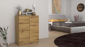 e top shop - Komoda Top E Shop 2 Doors 2 Drawers Artisan - 2 nuotrauka