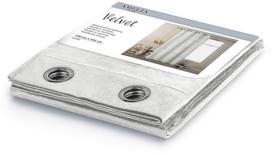 naktine uzuolaida velvet balta - AmeliaHome Velvet Curtains White 140x245cm - 2 nuotrauka