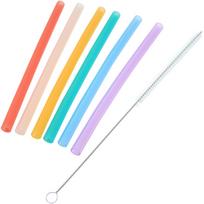 Marcus & Marcus Silicone Straws & Brush Set