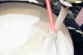 silikoninis siaudelis - Marcus & Marcus Silicone Straws & Brush Set - 6 nuotrauka