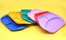 silikonine lekste - Marcus & Marcus Silicone Divided Plate Ollie - 8 nuotrauka