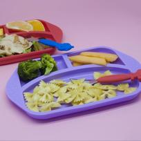 silikonine lekste - Marcus & Marcus Silicone Divided Plate Willo - 3 nuotrauka
