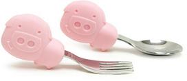 Marcus & Marcus Palm Grasp Spoon & Fork Set Pokey