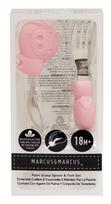 saukstas sakute - Marcus & Marcus Palm Grasp Spoon & Fork Set Pokey - 2 nuotrauka