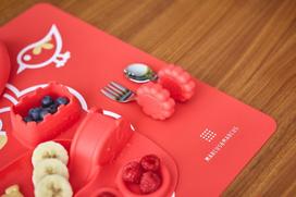 saukstas sakute - Marcus & Marcus Palm Grasp Spoon & Fork Set Pokey - 5 nuotrauka