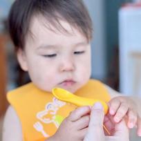 lol rinkinys - Marcus & Marcus Silicone Palm Grasp Spoon & Fork Set Lola - 3 nuotrauka