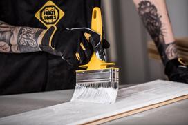dazai vandens - Plokščias teptukas Forte Tools 2997, 75 mm - 8 nuotrauka