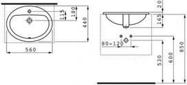 laufen pro - Laufen Pro B 560x440mm - 2 nuotrauka